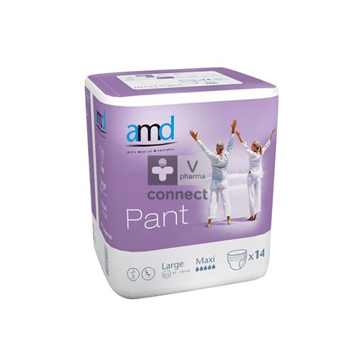 AMD Pants Large Maxi Mauve 14 Pièces Ref.551.301 353