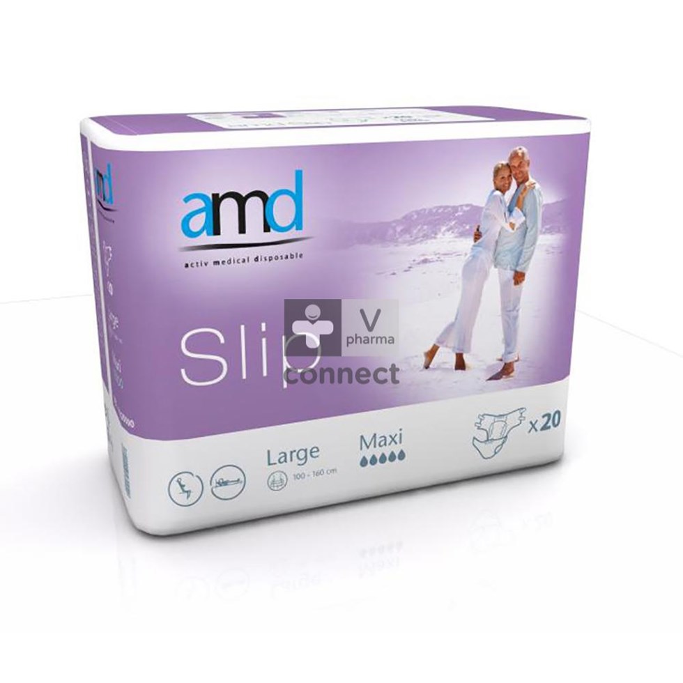 AMD Slip Large Maxi Mauve 20 Pièces Ref.534.500