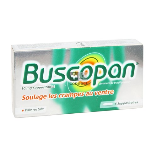 Buscopan Supp 6 X 10mg