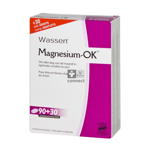 Magnesium Ok 90 Comprimés + 30 Gratuits