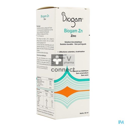 Biogam Zinc Gouttes 60 ml