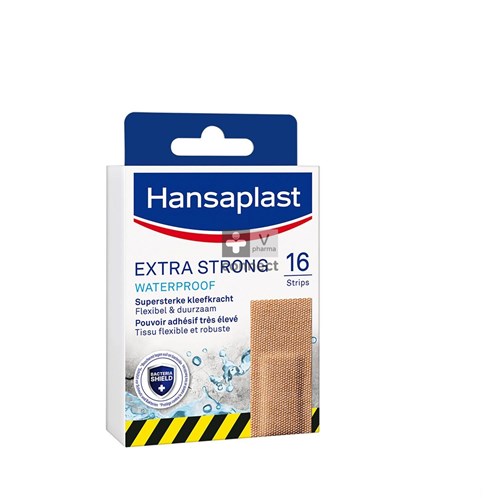 Hansaplast Extra Strong Waterproof 16 hechtpleisters