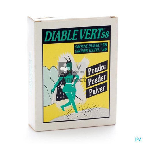 Diable Vert 58 Poudre Pieds 7 X 10 gr