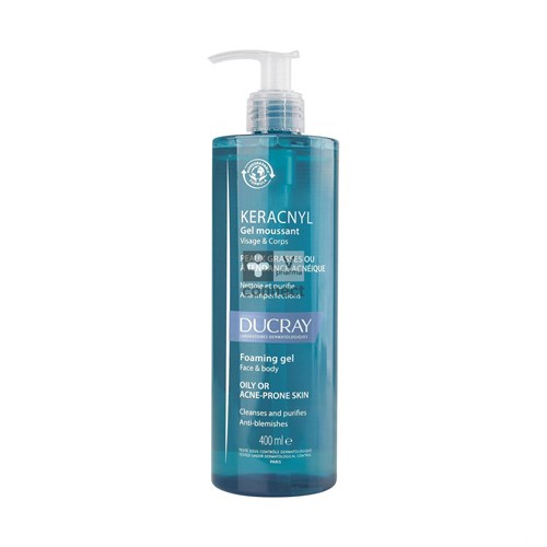 Ducray Keracnyl Gel Moussant 400 ml