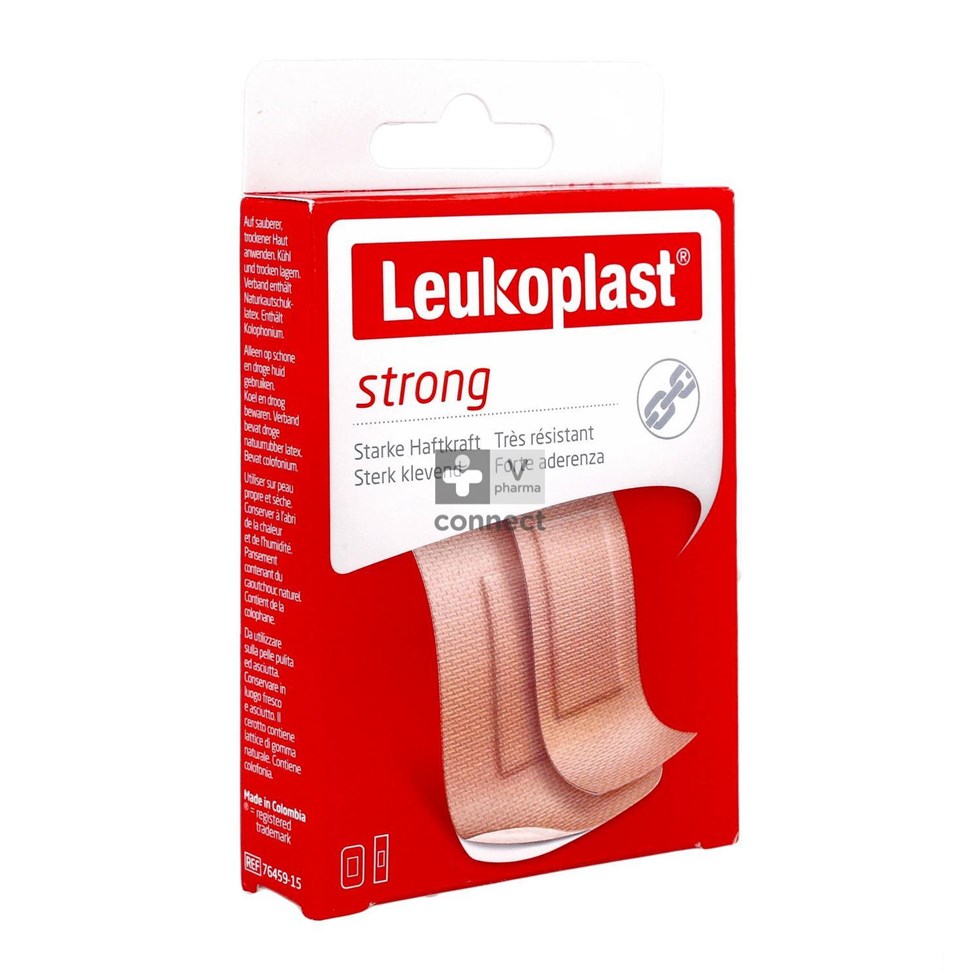 Leukoplast Strong Assortiment 2 Tailles 20 Pièces