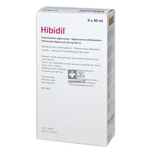 Hibidil Solution Flapules 8x 50 ml Ud   F