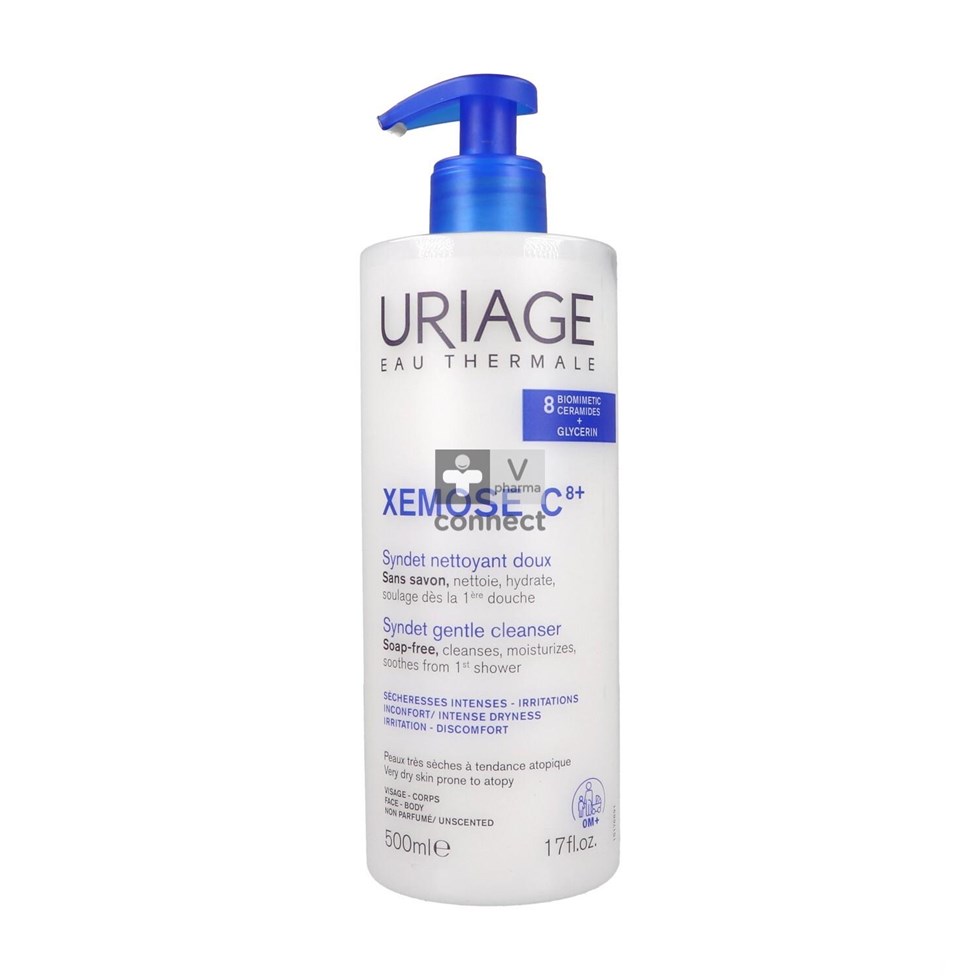 Uriage Xemose Syndet Milde Reiniging Emulsie 500ml