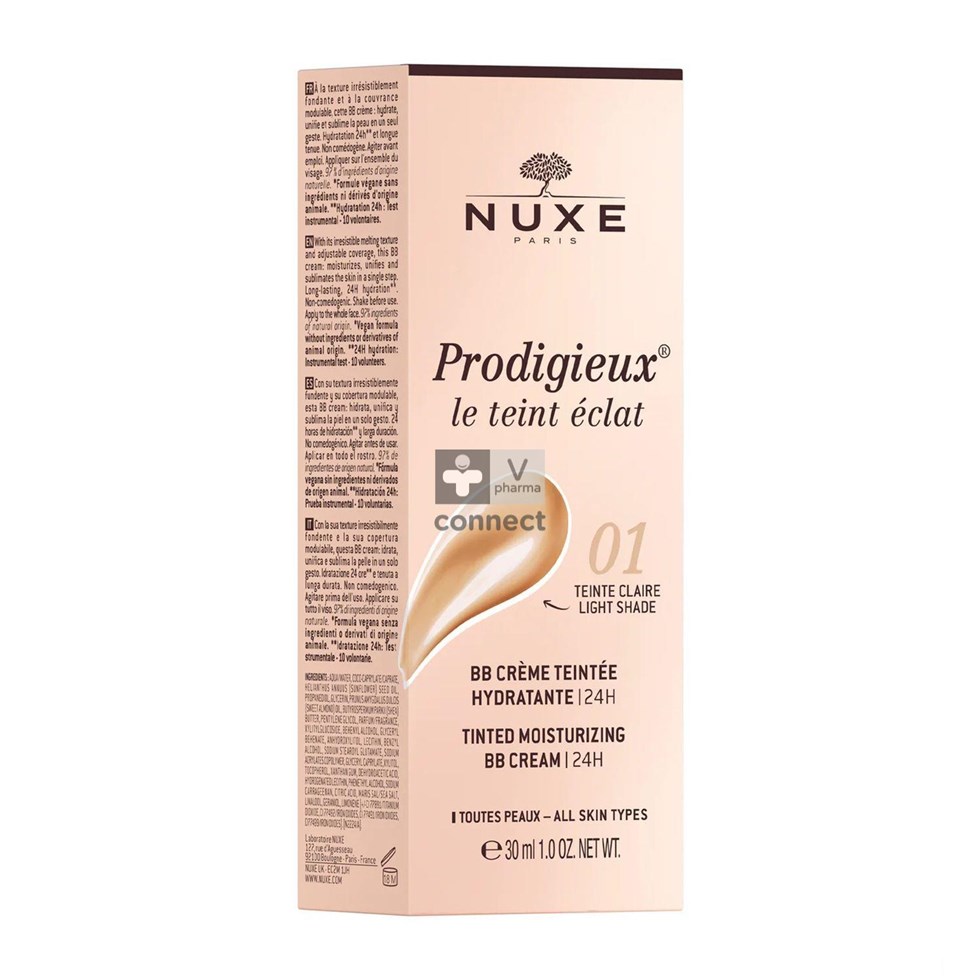 Nuxe Prodigieux Bb Crème Light 30 ml