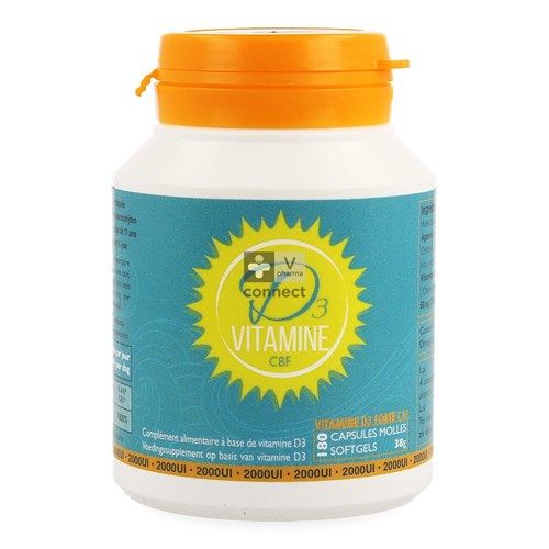 Vitamine D3 CBF 2000 UI 180 Gelules