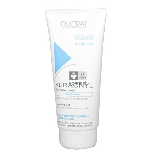 Ducray Keracnyl Gel Moussant Myrtacine 200 ml