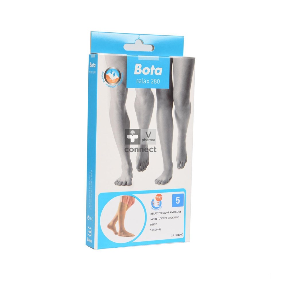 Bota Relax 280 Bas Jarret Beige T.5