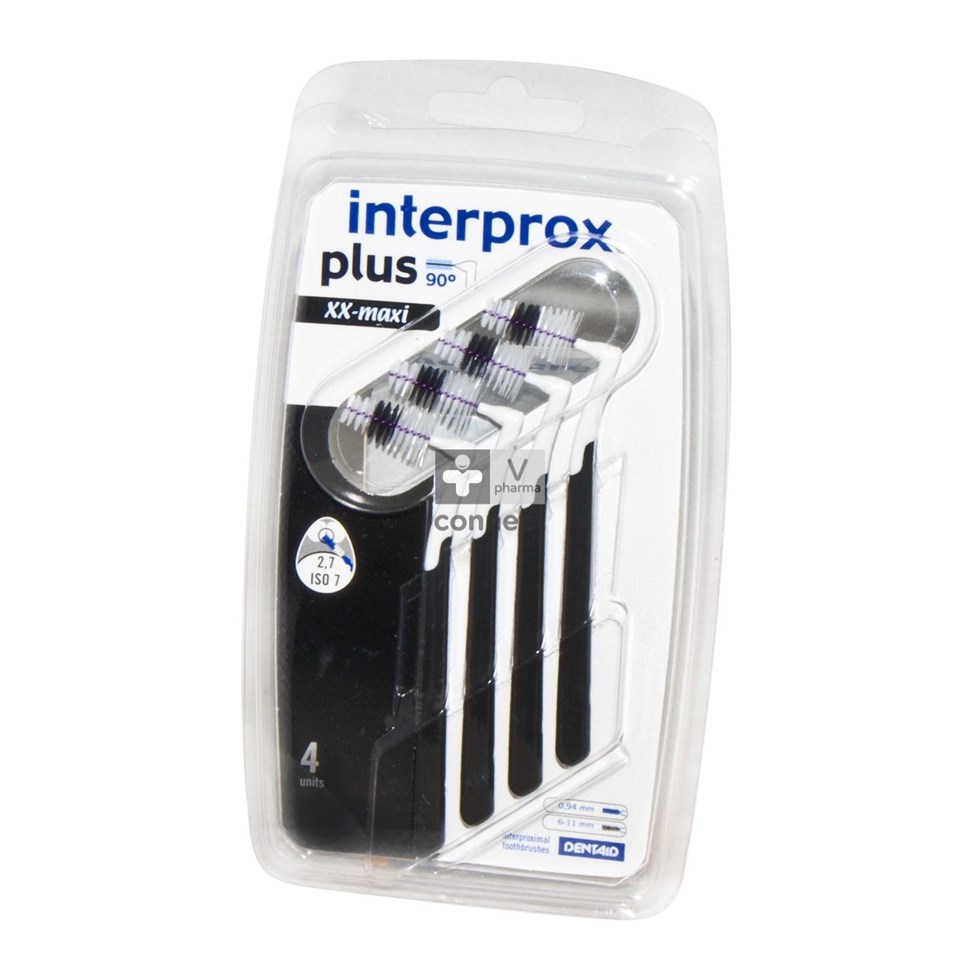 Interprox Plus Xx Maxi Conical Zwart 2.9