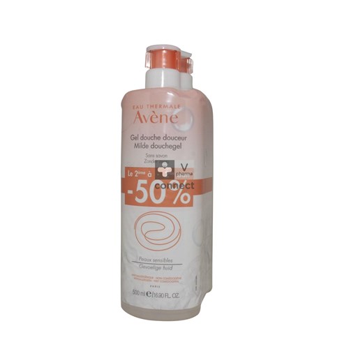 Avene Gel Douche Douceur 2 x 500 ml Prix Promo