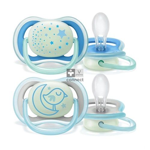 Philips Avent Fopspeen +6m Air Night Boy