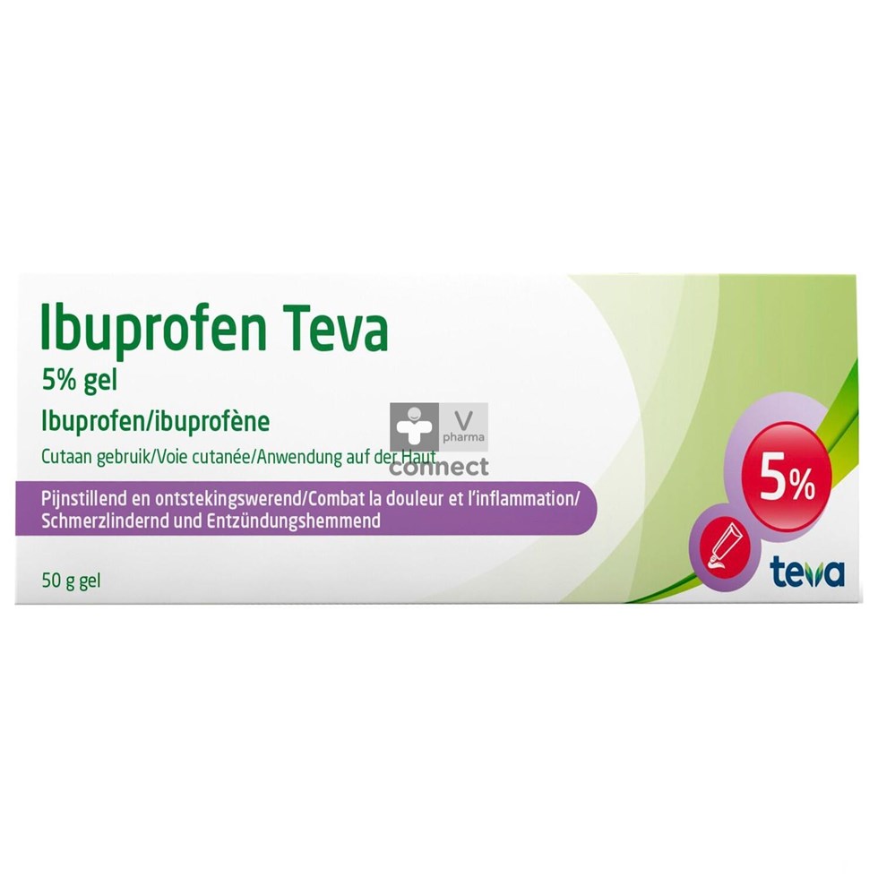 Ibuprofen Teva Gel Tube 100g