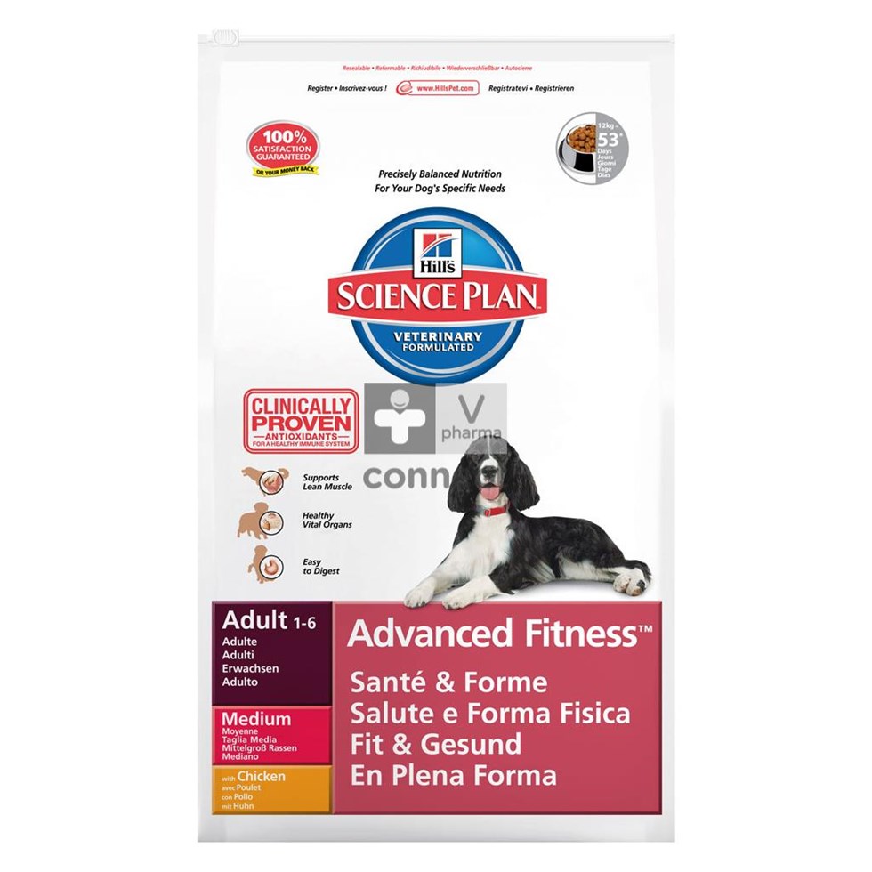 Science Plan Canine Adult Medium Chicken 12kg
