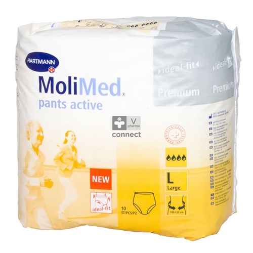 Molimed Pants Active Large 10 Slips Absorbants Anatomiques