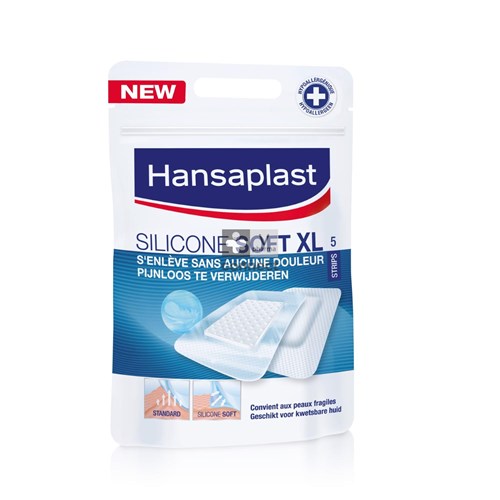 Hansaplast Silicone Soft Xl Strips 5