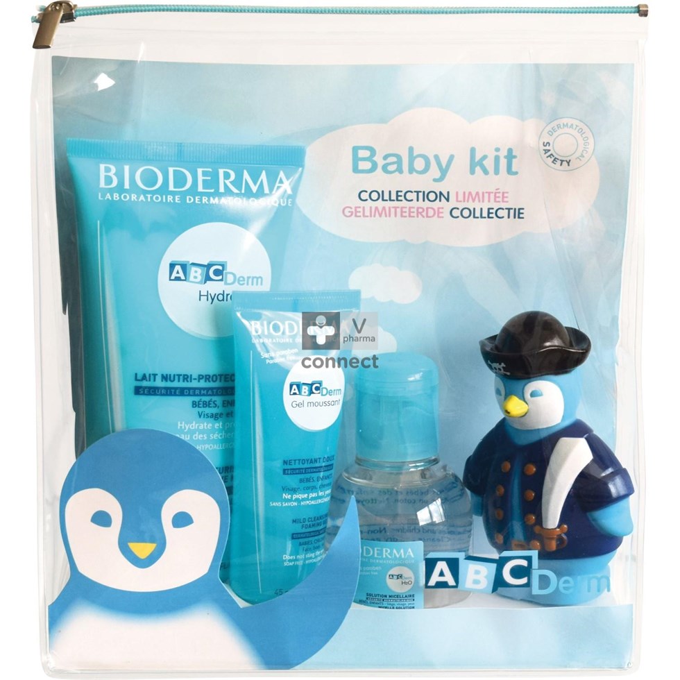 Bioderma Abcderm Baby Ontdekkingskit 3 Prod.
