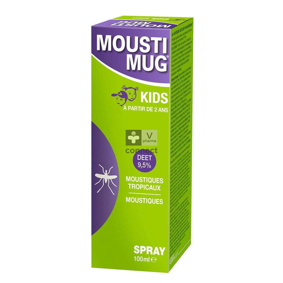 Moustimug Kids 9.5% Deet Spray 100 ml