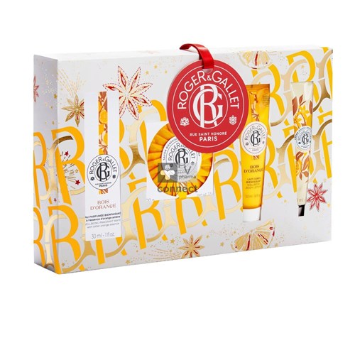 Roger Gallet Coffret Bois Orange Edition 30 ml 4 Produits