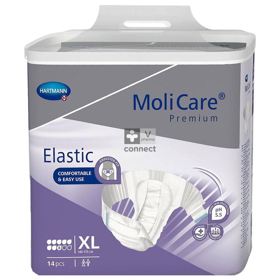 Molicare Premium Elastic  8 Gouttes Xl Q14 Pieces
