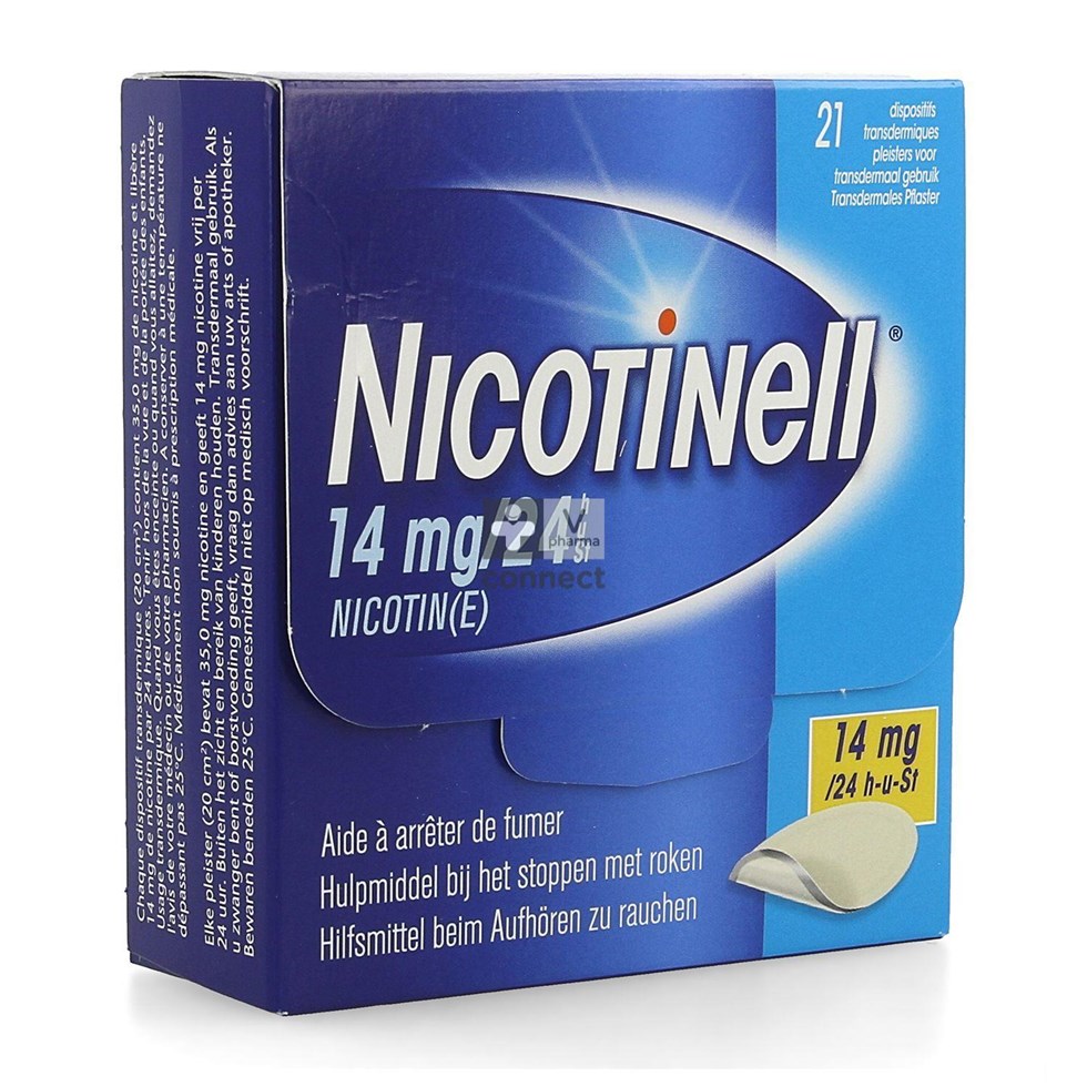 Nicotinell 14Mg/24H Dispositif Transdermique 21 Patchs
