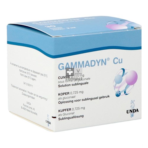 Gammadyn Amp 30 X 2ml Cu Unda