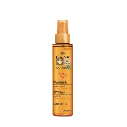 Nuxe Sun Huile Bronzante Visage et Corps SPF10  150 ml