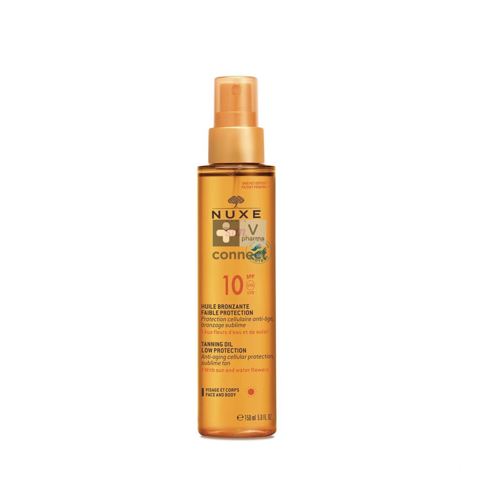Nuxe Sun Huile Bronzante Visage et Corps SPF10  150 ml