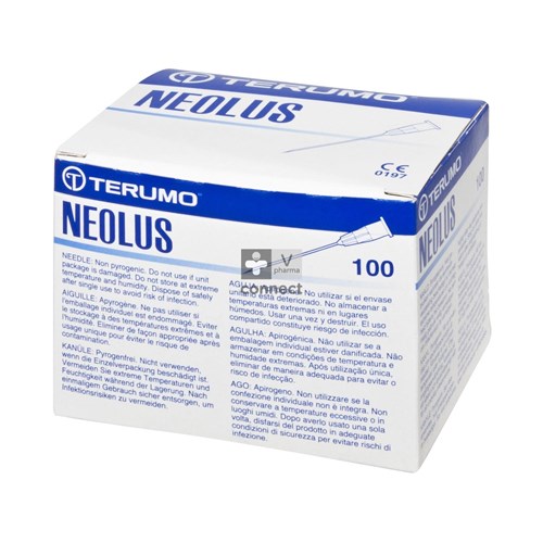 Terumo Naald Neolus 18g 1 1/2 Rb Roze 100