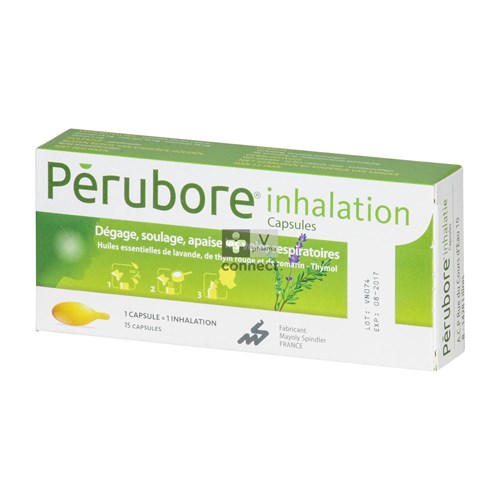 Perubore Inhalator Ess Olie Caps 15