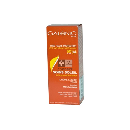 Galenic Solaire Creme Legere Visage Spf50+