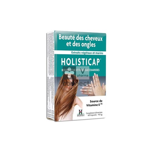 Holisticap Verzorging Haar-nagel Caps 60 Holistica