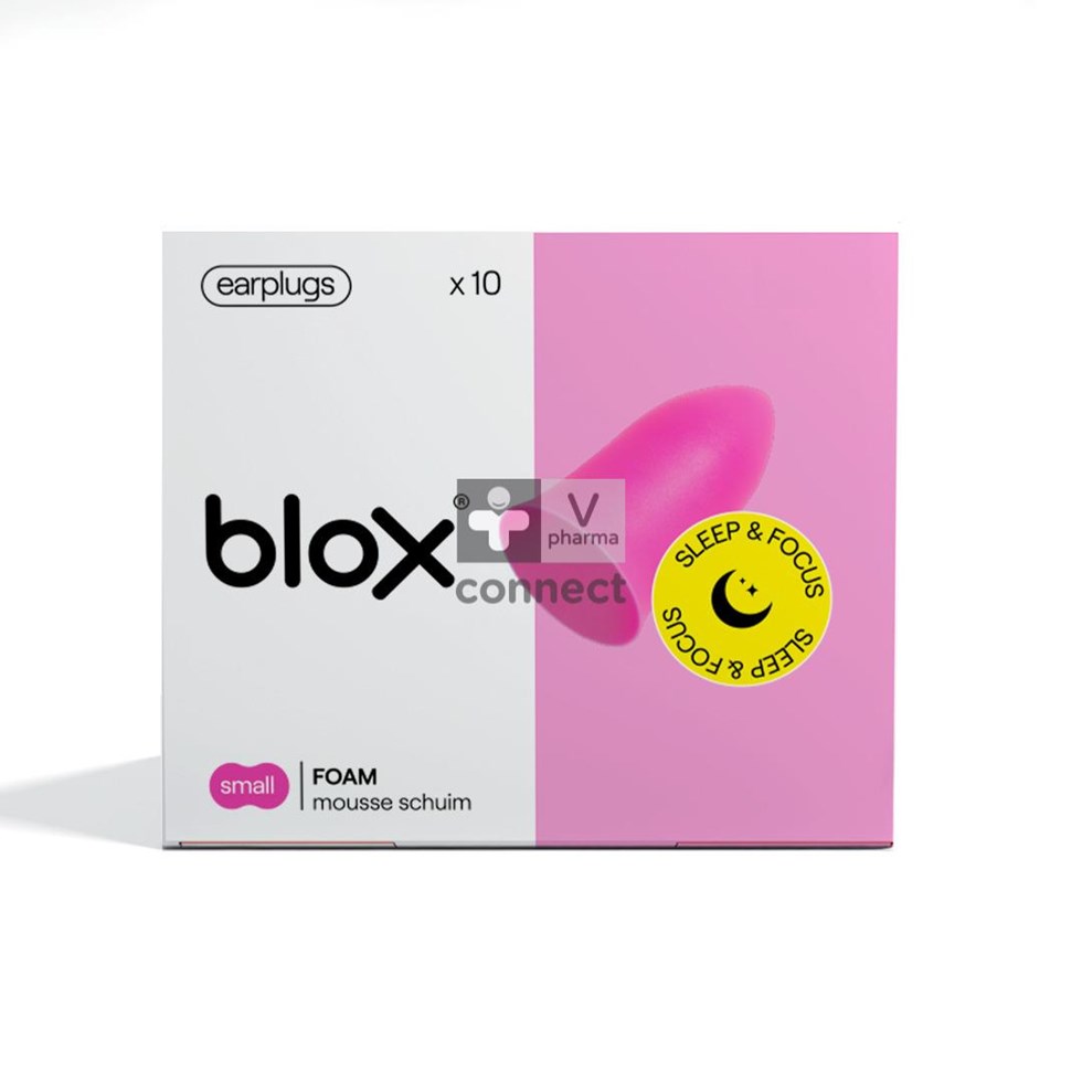 Blox Sleep Schuim Small Roze 5 Paar