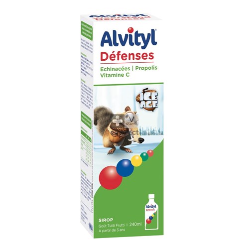 Alvityl Défenses Sirop 240 ml Ice Age