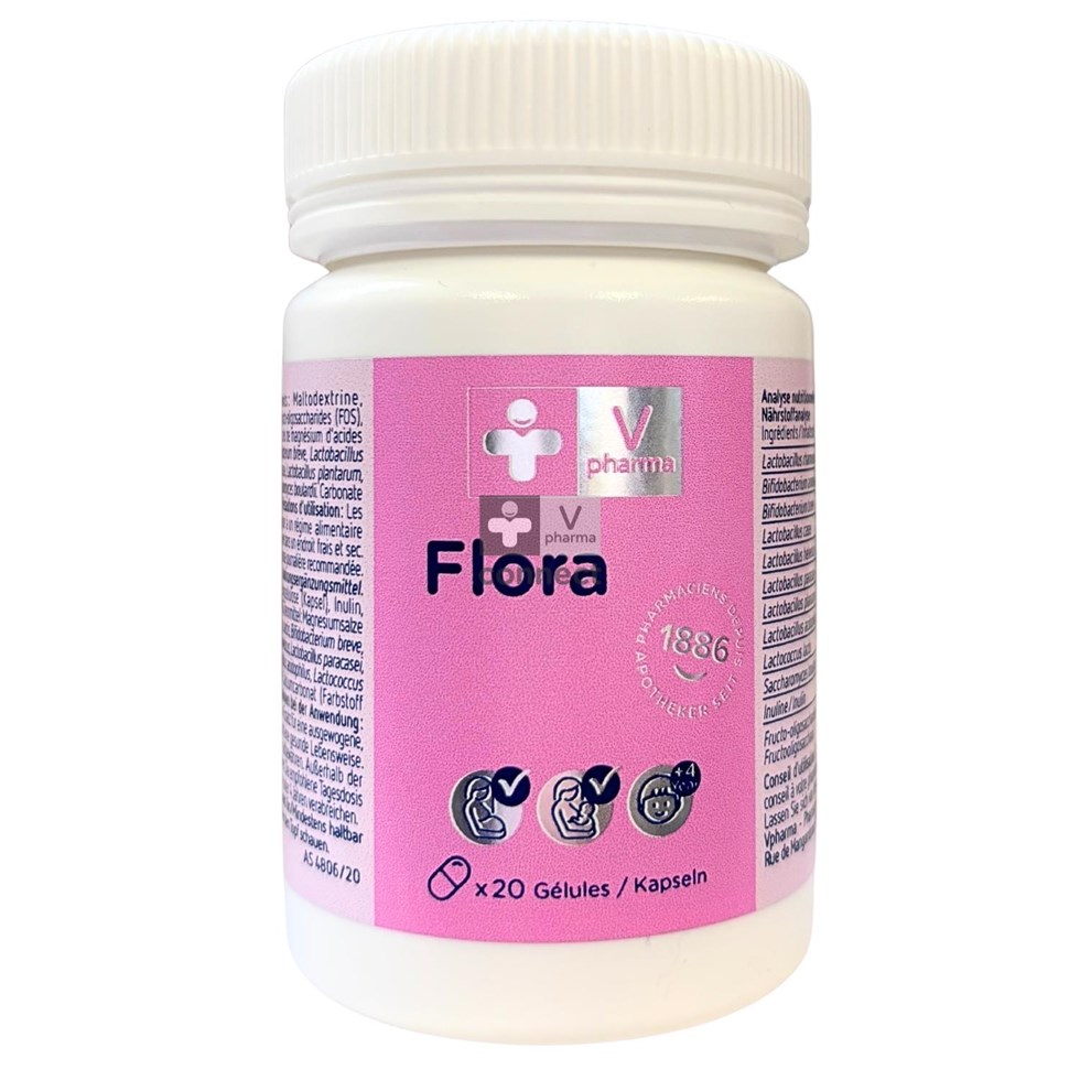 Vpharma Nutrition Flora 20 gélules
