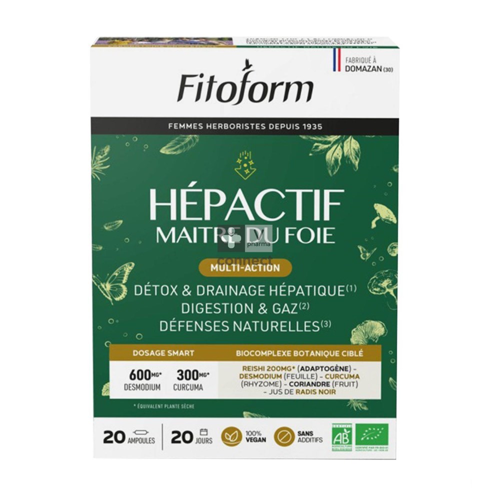 Fitoform Hepactif 20 Ampoules