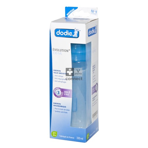 Dodie Mam Biberon Evolution Bleu 330 ml 6-18 Mois