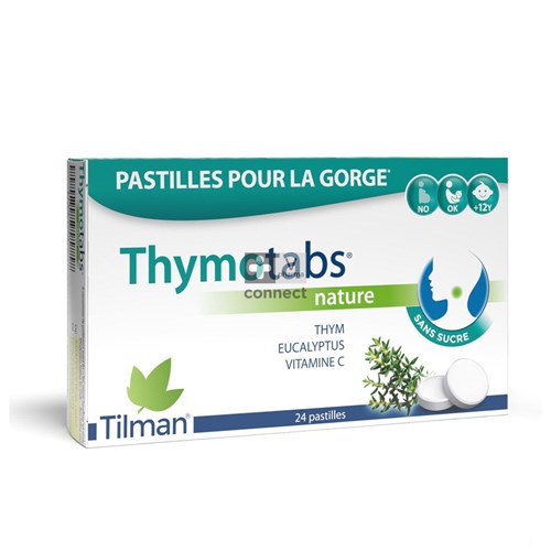 Thymotabs Natuur 24 zuigtabletten