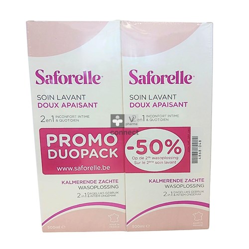 Saforelle Soin Lavant Doux 500 ml Promoduo