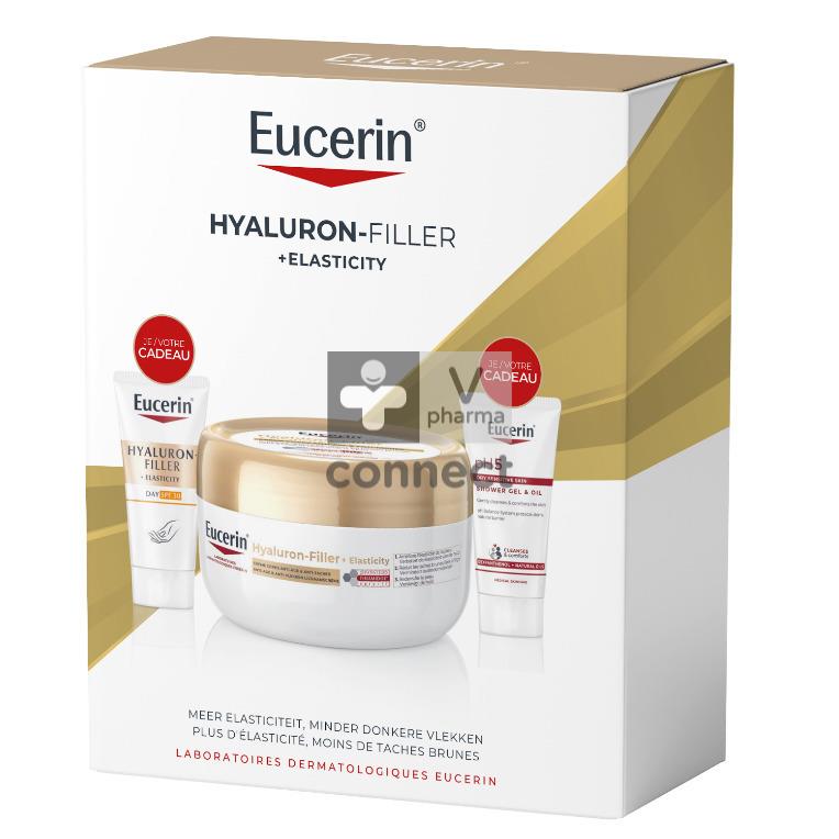 Eucerin Gift Set Hyal.Fil. + Elas. Cr.Corps 200Ml