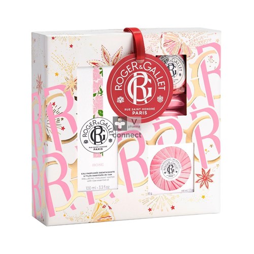 Roger Gallet Coffret Rose Edition 100 ml 3 Produits