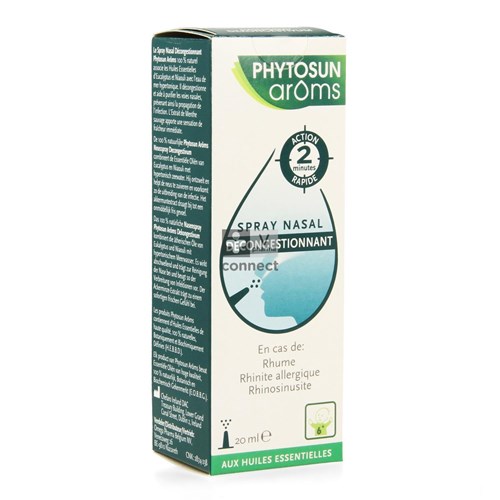 Phytosun Aroms Spray Nasal Décongestionnant 20 ml
