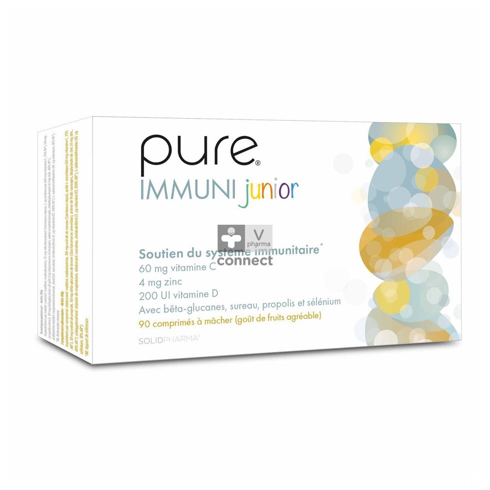 Pure Immuni Junior Kauwtabl 90