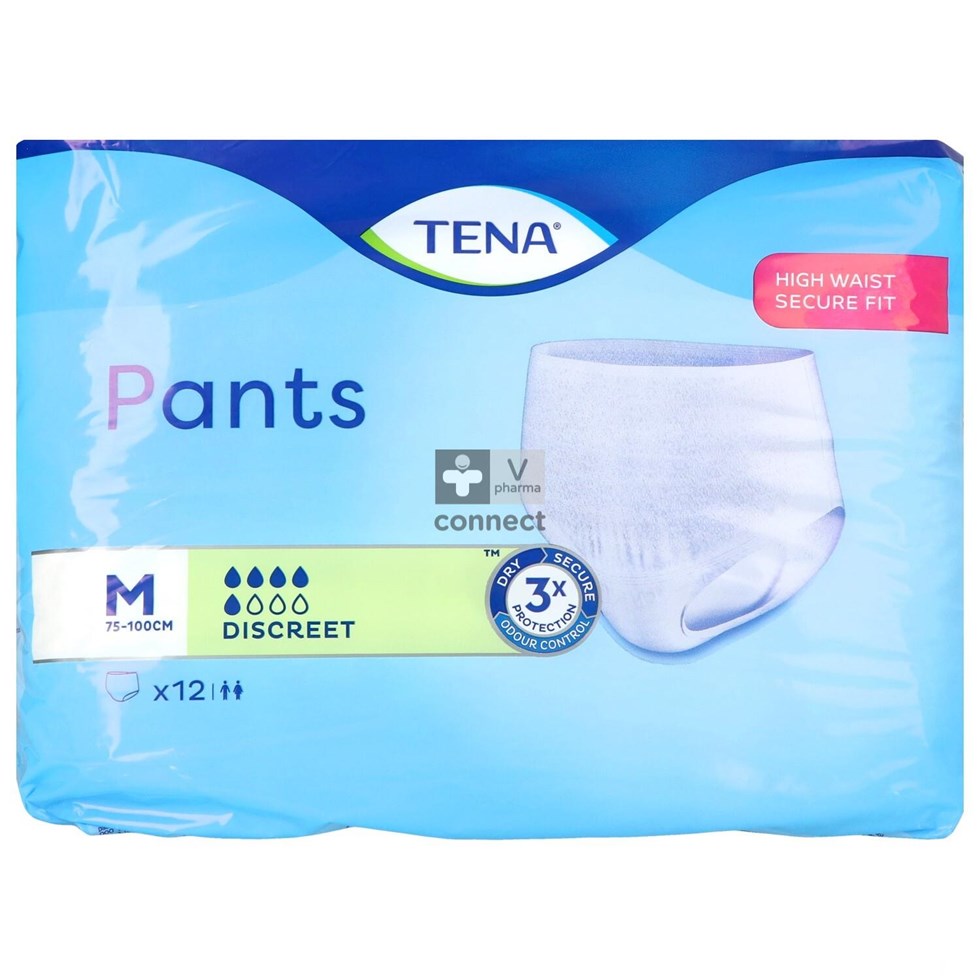 Tena Pants Discreet Medium 12 Protections