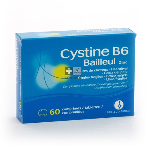 Cystine B6 Zink Bailleul Haaruitval Comp 60