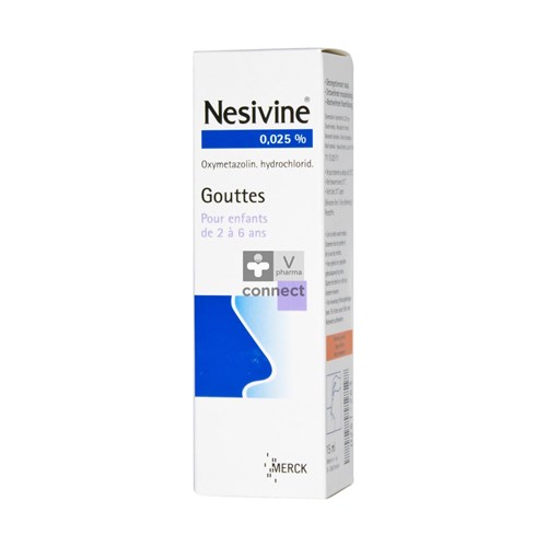 Nesivine Gouttes Pediatriques 0.025%  15 ml