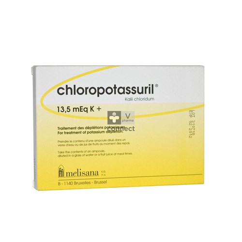 Chloropotassuril 10 Ampoules Per Os