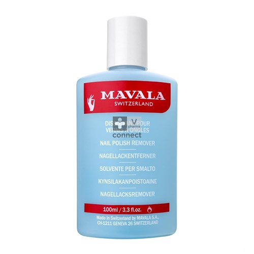 Mavala Nagels Dissolvant Fl Blauw 100ml